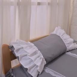 Cama bonita de madeira maciça, Cama confortável para cães, Conjunto completo gratuito de cama, Cama removível e lavável, Pet Supplies - Image 4