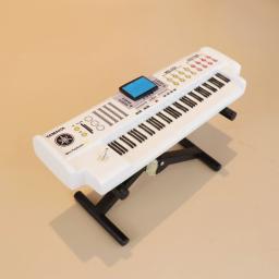 Miniatura Réplica De Órgão Eletrônico, Mini Modelo De Teclado, Instrumento Musical, Dollhouse Acessórios, Decoração - Image 6