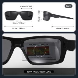 Óculos de sol polarizados masculinos de grandes dimensões Kaenon XL para condução ao ar livre, pesca, golfe, combinação de rosto grande - Image 4