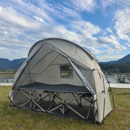 Barraca multifuncional para adultos, barraca de acampamento dobrável para 1 pessoa, barraca portátil de fácil configuração, cama de berço não incluído - Image 6