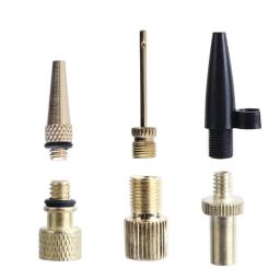 Cobre Inflator Pump Nozzle Kit, Presta Schrader Valve Adapter Tube, Bicicleta Válvula Adaptadores para Estrada e MTB, 1Set - Image 3