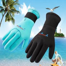 Luvas de mergulho scuba, equipamento para nado, scratch, guarda-roupa quente, para spe, 3mm de espessura, para o inverno - Image 1