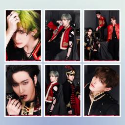 Cartazes de Fotos KPOP ATEEZ, Decoração, Adesivo de Parede, Decoração, Conceito do Álbum, THE WORLD EP FIN: VONTADE, San Yeosang Mingi, 1,2 peças por conjunto - Image 1