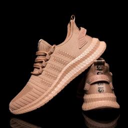 Tênis de corrida leve masculino, tênis respirável masculino, tênis antiderrapante, macio, esportes, caminhada, caminhada, ao ar livre, moda - Image 4
