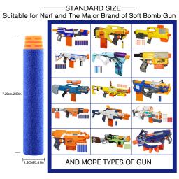 1000 pçs azul alta balas buffered para nerf elite série macio bala dardos cabeça plana recarga espuma munição balas para nerf blasters - Image 4