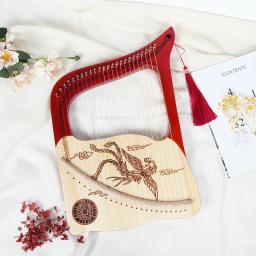 Instrumento Musical de Harpa Pequena para Crianças, 24 Cordas, Fácil de Aprender, Mini Lira, Música, Profissional, Nicho, Acessórios - Image 2