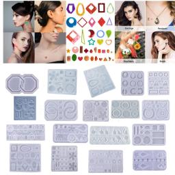 Resina epóxi Jóias Moldes, Silicone Brinco Molde, colar, pulseira, anéis, oscila, pingente, fundição, DIY Artesanato - Image 1