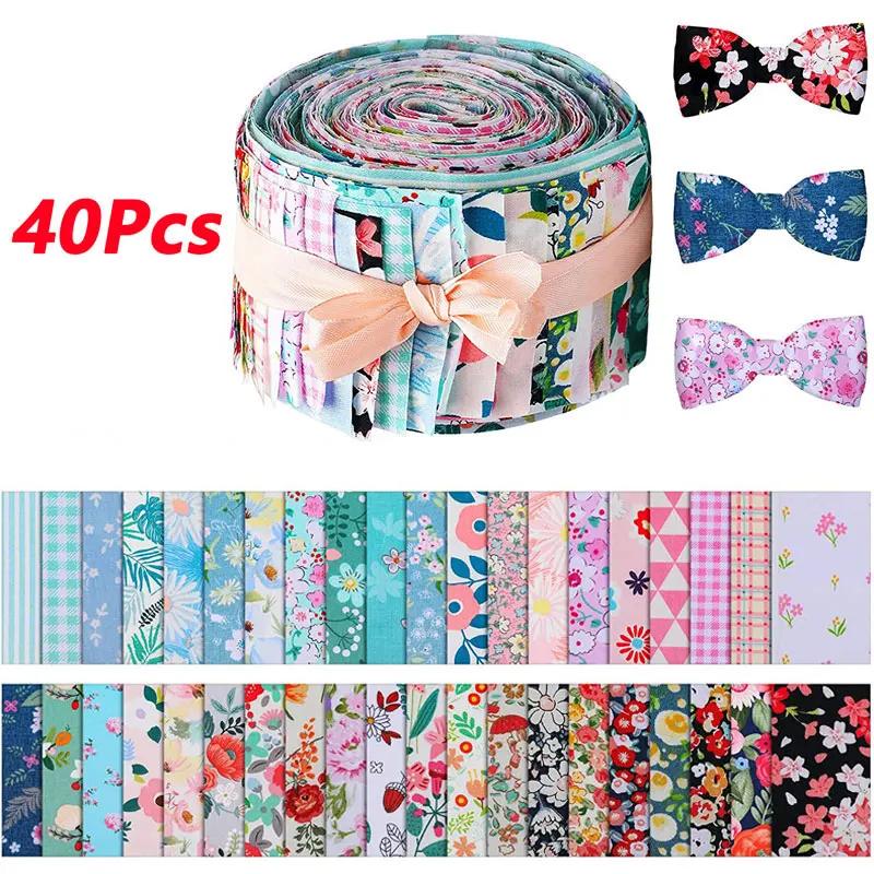 DIY Algodão Handmade Craft Tecido, Vários Padrões, Têxteis De Costura, Roupas De Boneca, Splicing Pano, Trabalhos Familiares Artcraft, 40Pcs - Image 1