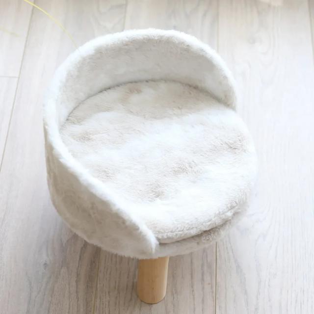 Cama Removível e Lavável para Gatos e Cachorros - Rede Macia de Pelúcia e Conforto para Animais de Estimação
