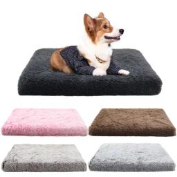 Soft Plush Pet Bed Mat, Almofada calmante removível, Grande limpeza, filhotes de cachorro, cão e gato suprimentos - Image 1