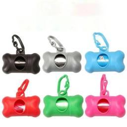 Bone Shaped Pet Lixo Bag Dispenser, cães carregando, suprimentos de limpeza, quando sair - Image 3