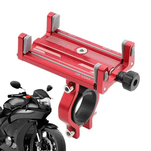 Suporte Universal à Prova de Choque para Telefone de Bicicleta e Motocicleta - Compatível com Celulares de 2.3 a 3.4 Polegadas