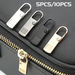 Universal Destacável Metal Zipper Head, Zipper Puller, DIY Craft, Costura, Acessórios de roupas, Kits de reparação para Zipper Slider, 5pcs - Image 1