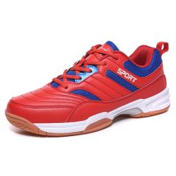 Homens mulheres anti-skid sapatos de badminton tênis de mesa sapatos de vôlei esporte tênis crianças mais tamanho grande 47 48 49 - Image 1