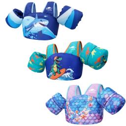 Colete de natação infantil para criança, Braço Infantil com Arnês de Ombro, Aids de Natação, Jaqueta para Crianças - Image 1