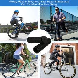 Punhos de guiador antiderrapante para bicicleta, Bmx, MTB, scooter, bicicleta dobrável, downhill, peças de ciclismo, capa macia, 1 par - Image 4