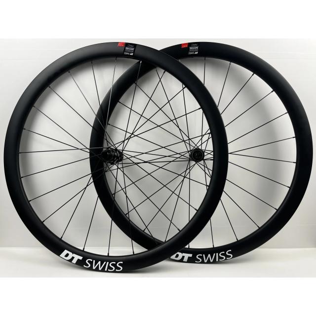 DT Swiss 700c Rodas de Bicicleta Carbono Aro Freio a Disco Fosco Clincher/Tubeless 25/28mm