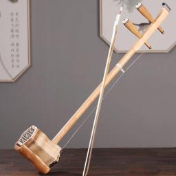 Erhu madeira tradicional chinesa para iniciantes, instrumentos musicais com caixa, 2 cordas - Image 2
