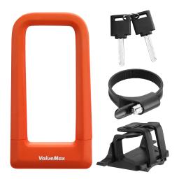 ValueMax-U-Shape Anti-Theft Bicycle Lock, Mountain Bike Cadeado, MTB, Scooter, Ciclismo Lock, Acessórios impermeáveis - Image 1