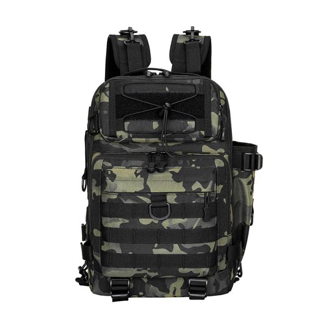 Mochila Tática Masculina 20L para Pesca, Acampamento e Aventura ao Ar Livre