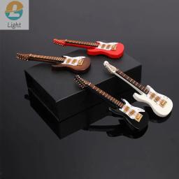 Mini guitarra elétrica com estojo e suporte, Decoração modelo, Instrumentos musicais - Image 1