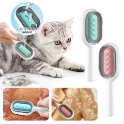 Escova dupla face de massagem mágica para animais de estimação, depilação, pente injetável de água, cuidados com a pele, beleza, cães e gatos, magia - Image 3