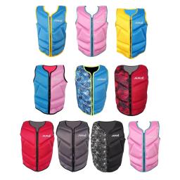 Jaqueta salva-vidas de neoprene para adultos e crianças, colete flutuante, esporte aquático, natação, barco, esqui, condução, deriva, novo - Image 1