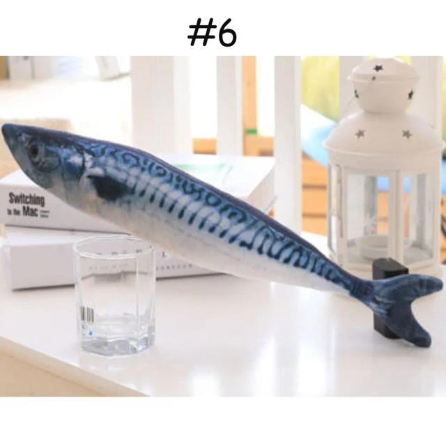 Brinquedo de pelúcia interativo para gatos com travesseiro de entretenimento de 20cm