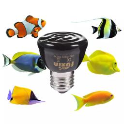 Lâmpada de aquecimento térmica cerâmica do animal de estimação do vapor da lâmpada de aquecimento do animal de estimação do distante-infravermelho lagarto tartaruga répteis box warmer 20w/60w/100w - Image 1