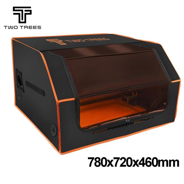 Capa Protetora TTS-10 e TTS Pro com Proteção Ocular à Prova de Fogo e Ventilação para Máquinas de Gravação CNC 780x720x460mm