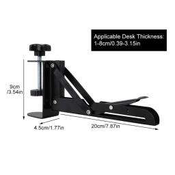 Suporte de suporte dobrável fácil braçadeira de mesa para bandeja de teclado suporte dobrável de economia de espaço suporte dobrável - Image 6
