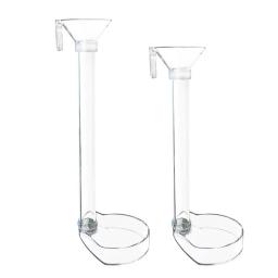 Tigela de prato de tubo de alimentação de aquário acrílico para peixes camarão caracóis suprimentos de alimentação E7CB - Image 1