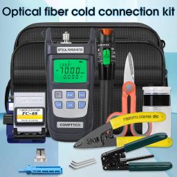 COMPTYCO-FTTH Kit de ferramentas de fibra óptica com fibra, fibra óptica, fibra óptica Power Meter, 10mW Visual Fault Locator, AUA-6S - Image 1
