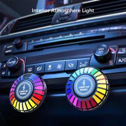 RGB Magnetic Pickup Ambience LED Light, Controle de Voz, Música Ritmo Lâmpada, Dança Atmosfera Iluminação, Festa, Carro, Home Decor - Image 2