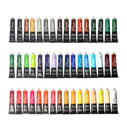 Quick Dry Conjunto de Tintas Acrílicas, Tintas para Pintores Hobby, Pintura Infantil, Paleta de Pintura com 6 Pincéis, 48 Cores - Image 5