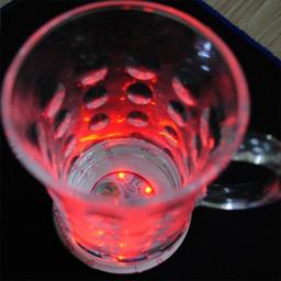 Luminous LED Flash Coaster Garrafa Adesivos, copo de vinho Mats Lâmpada, Ktv Bar, festa de casamento, Cocktail Drink Copos, vaso Decoração Luz, 5 pcs, 50pcs - Image 5