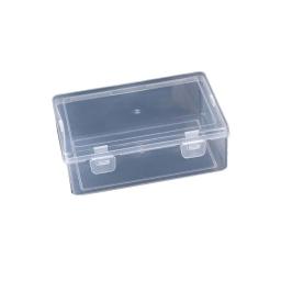 Caixa de armazenamento plástica quadrada para jóias, estojo organizador, contêiner para ferramentas elétricas, itens pequenos, diversos, grânulos, transparente - Image 6