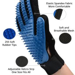 Dog Grooming Comb, Gatos e Dog Massage, Banho de limpeza e produtos de beleza, Household Items, Pet Depilação, Luvas Equipamento, 2pcs - Image 5