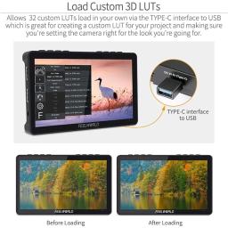 【 Faça Brasil】FEELWORLD F5 PRO V4 Fotografia Monitor de campo de vídeo 4K 3D Touch Screen IPS FHD 1920x1080 Suporte de foco de vídeo HD - Image 6
