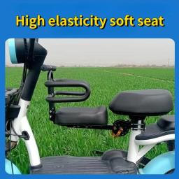Assento dianteiro para Scooter Elétrico, Baby Seat, Dobrável, Almofada, Bicicleta - Image 2