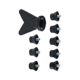 M5 Rosca Studs com Chave, Stable Rugby Studs, Soccer Shoe Spikes para Treinamento, Track Shoes Acessórios, Chuteira de Futebol, 12Pcs - Image 3