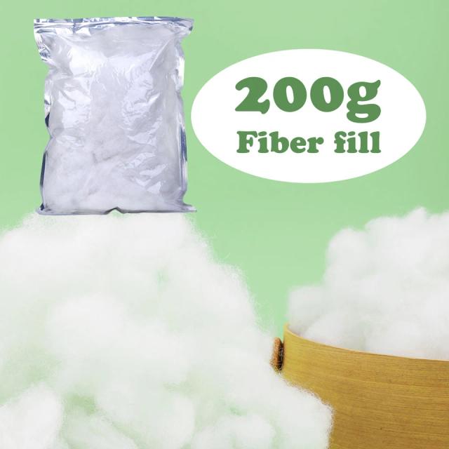 Poliéster Premium Polyfill para Recheio de Animais e Projetos DIY - 50 a 550g de Fibra de Alta Qualidade