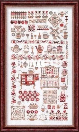 Kits de Bordado Vintage DIY para Ponto Cruz em Algodão - A Arte da Costura em Lona para Idade entre 36 e 60 Anos