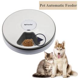 Alimentador automático do animal de estimação com sincronismo, Pet Feeding Device, Dog and Cat Food Dispenser, Controle de Porção Destacável, Anti seco e molhado - Image 1