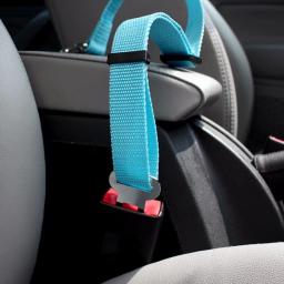 Cinto de segurança ajustável para cães e gatos, guia para cães, coleira pequena e média, acessório de viagem - Image 4
