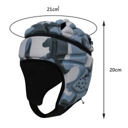 Rugby headguard futebol chapelaria eva acolchoado lacrosse hóquei no gelo capacete de proteção beisebol skate chapéu acolchoado ajustável - Image 3