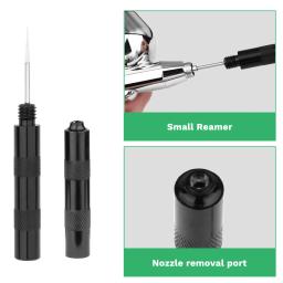 Conjunto de reparo de manutenção de aerógrafo, 8 peças, acessórios, kit de ferramentas de limpeza de escova de ar, bico de graxa, selante, ferramentas de pistola de pulverização - Image 6