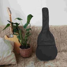 Bolsa para guitarra acústica, capa para baixo, pano oxford, instrumento de transporte, mala de lona, armazenamento à prova d'água, recipiente para crianças - Image 2