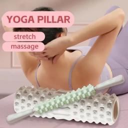 30cm coluna de yoga ginásio fitness pilates rolo de espuma exercício volta massagem rolo yoga tijolo equipamentos fitness em casa em pernas & braços - Image 2