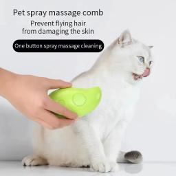 Escova a vapor 3 em 1 para cão e gato, escova a vapor, spray elétrico, para massagem, pet grooming, pente, depilação - Image 4